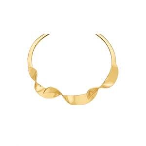 NEW DEMARSON women's livy collar necklace in gold